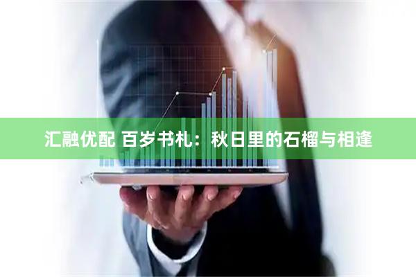 汇融优配 百岁书札:秋日里的石榴与相逢